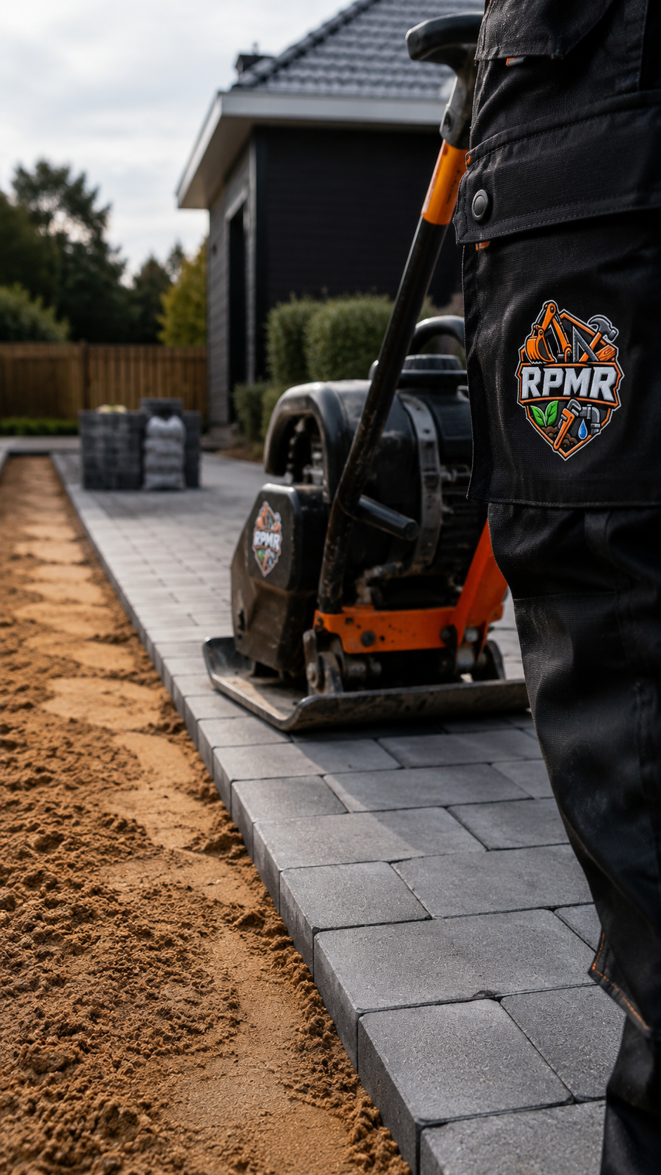 Strakke bestrating